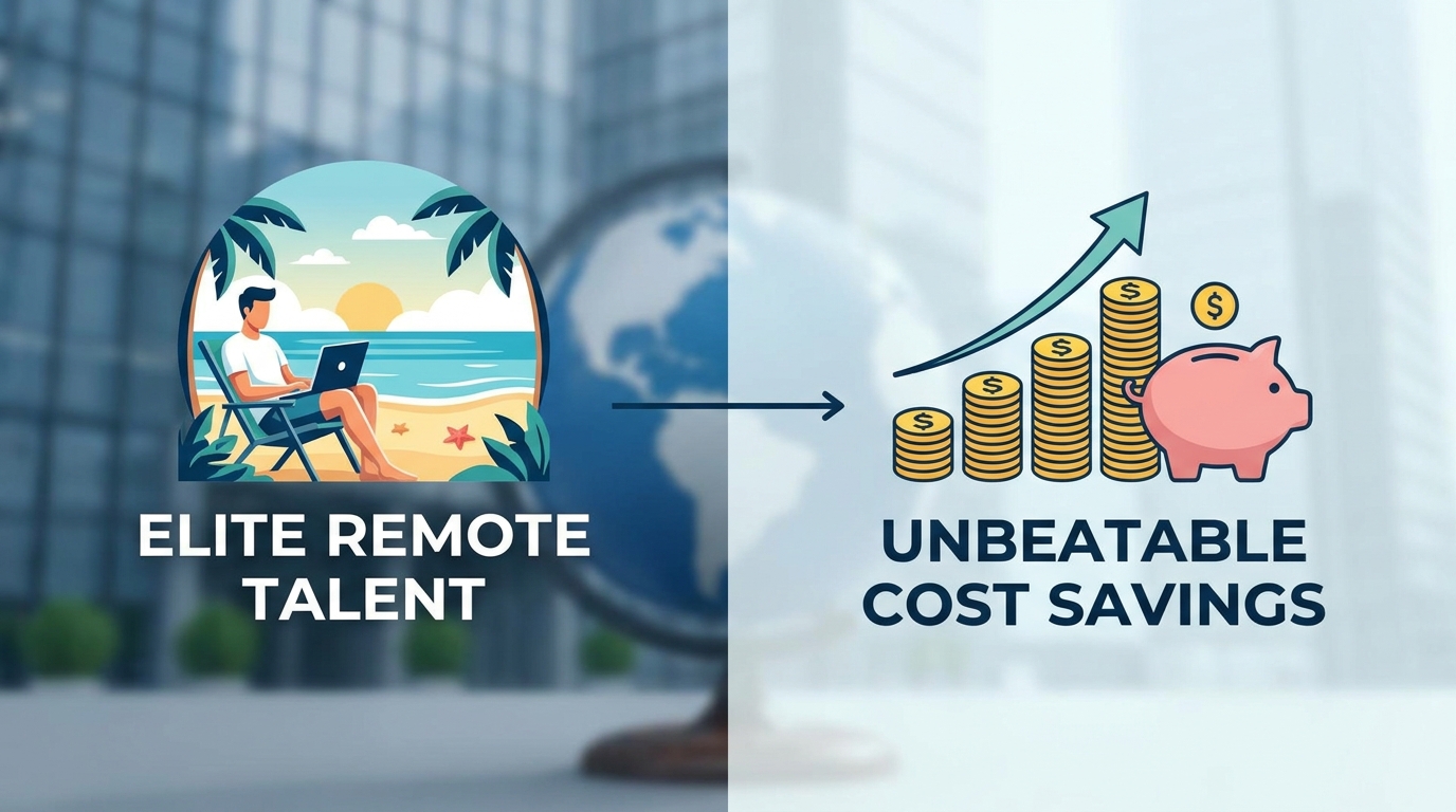 Elite remote talent and unbeatable cost savings