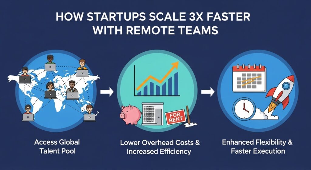 How Startups Scale 3x Faster With Remote Teams