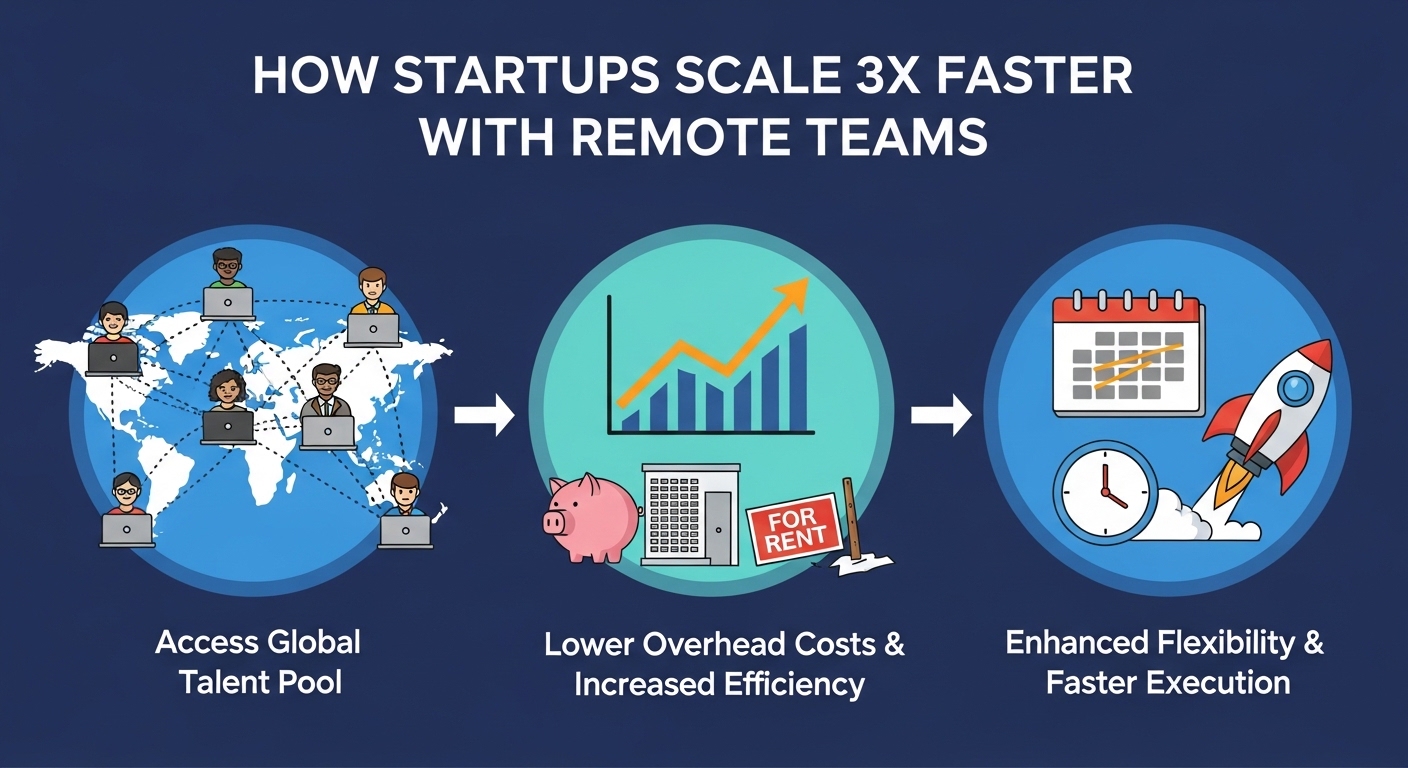 How Startups Scale 3x Faster With Remote Teams
