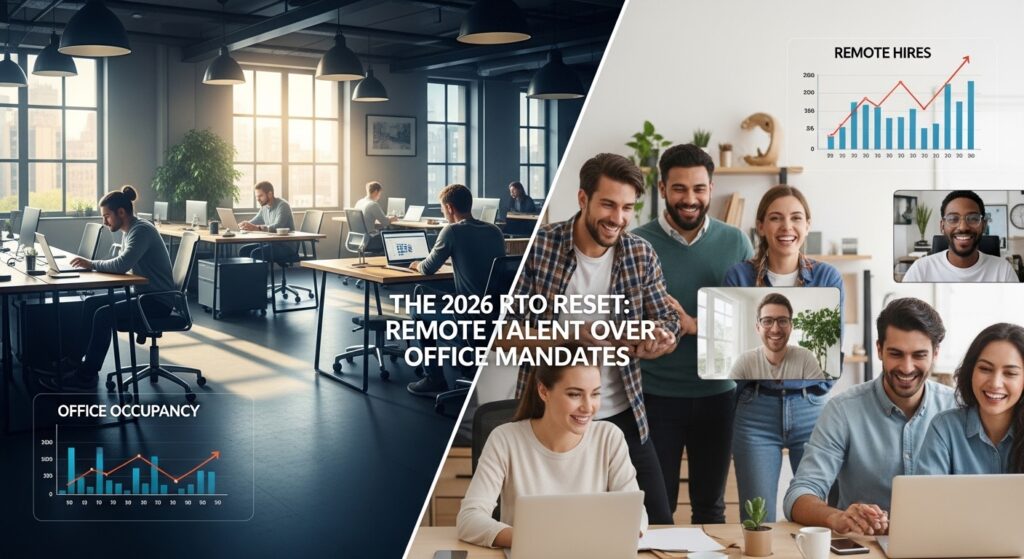 The 2026 RTO Reset Why Startups are Choosing Remote Talent Over Office Mandates